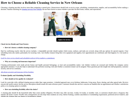 HowtoChooseaReliableCleaningServiceinNewOrleans screenshot