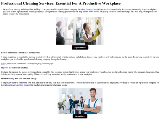 ProfessionalCleaningServicesEssentialForAProductiveWorkplace screenshot
