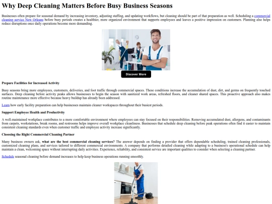 WhyDeepCleaningMattersBeforeBusyBusinessSeasons screenshot