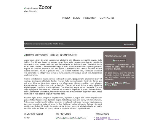 Sitio Web screenshot