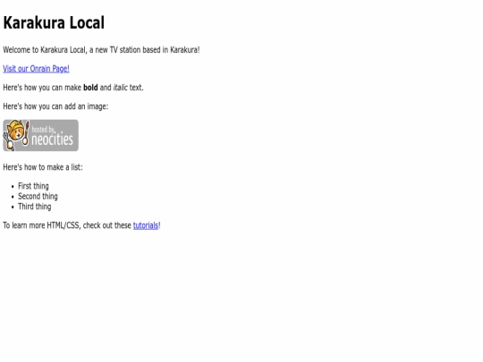 index screenshot