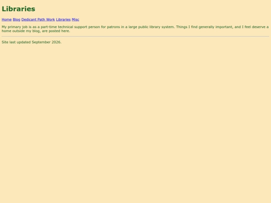 libraries screenshot