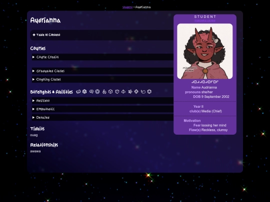 user/audie screenshot