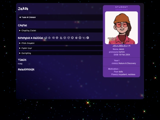user/jakob screenshot