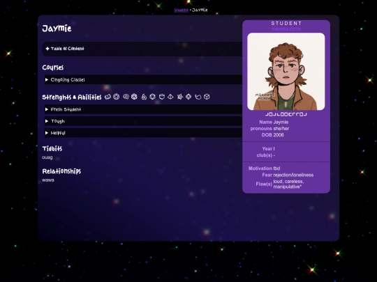 user/jaymie screenshot