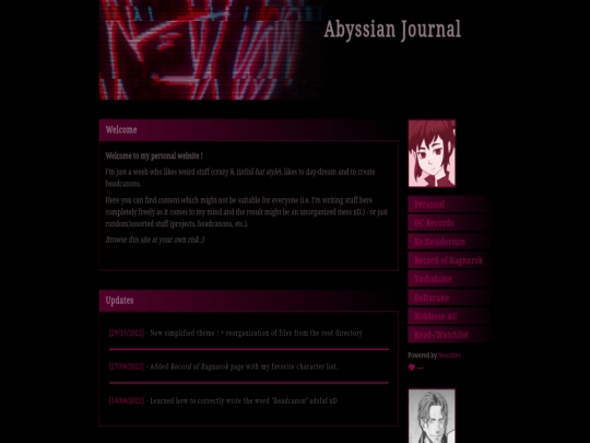 index screenshot