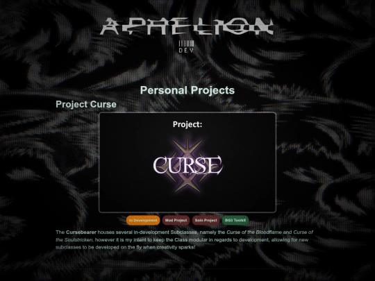 PersonalProjects screenshot