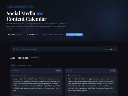 Productions/CMS/social-media-101-plan screenshot