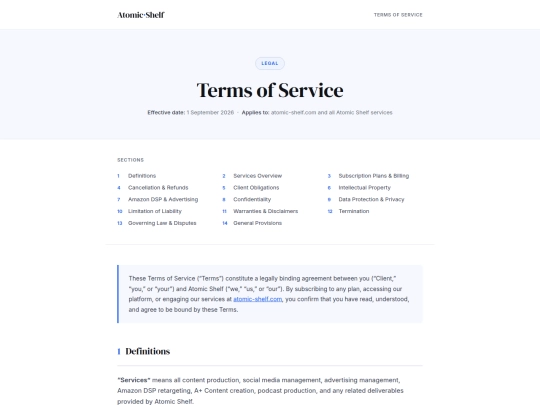 Terms screenshot