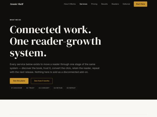 services screenshot