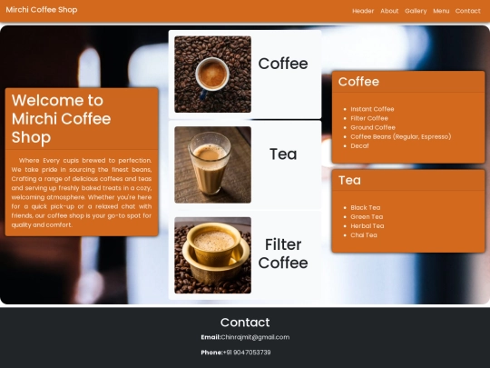Coffee Shop/Tea screenshot