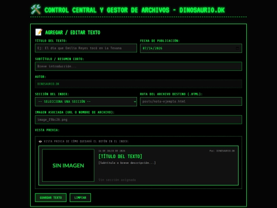 GESTOR/GESTOR screenshot