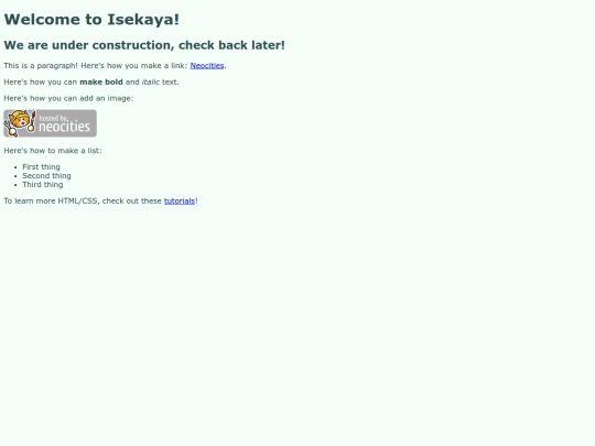 index screenshot