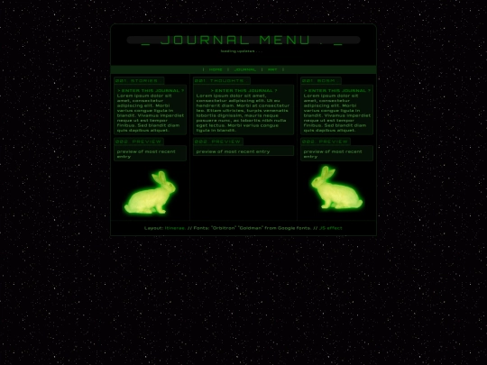 pages/journal screenshot