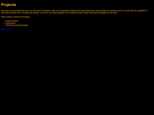 projects screenshot