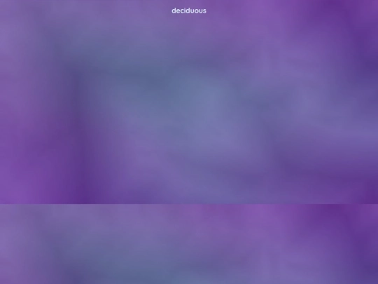 deciduous screenshot