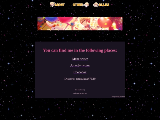 links screenshot