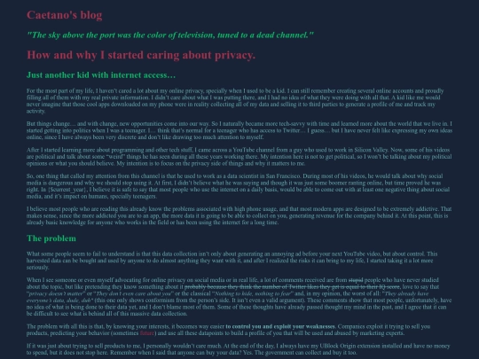 articles/privacy screenshot