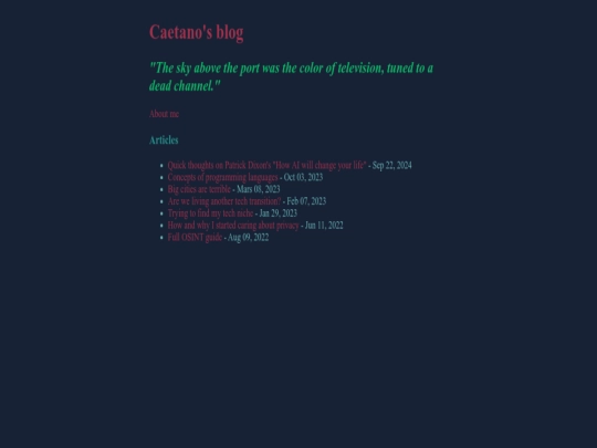 index screenshot
