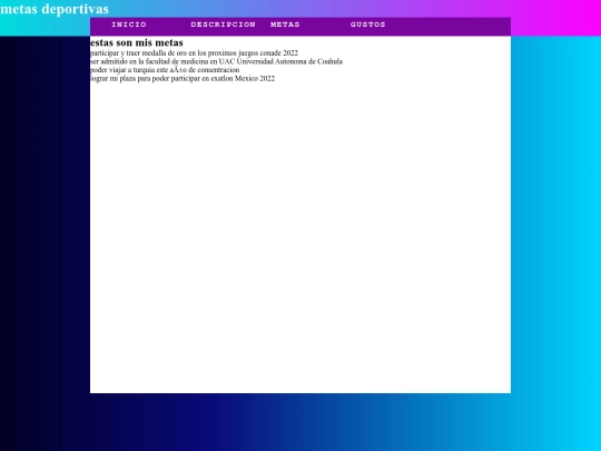 estructuras/metas screenshot
