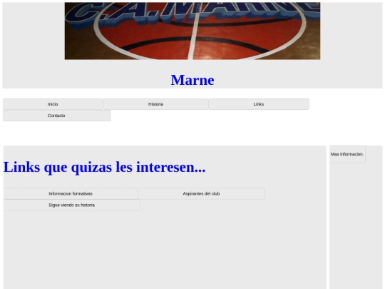links screenshot