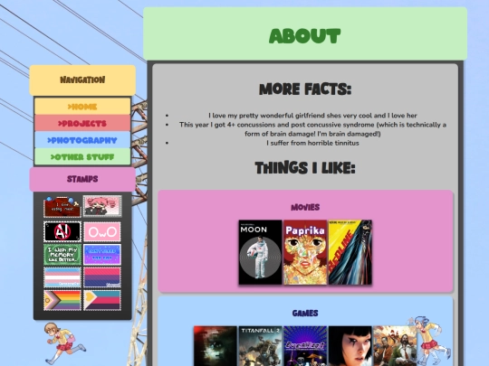 about-me screenshot