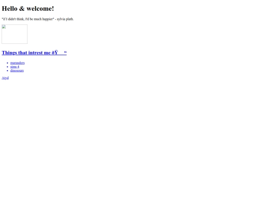 index screenshot