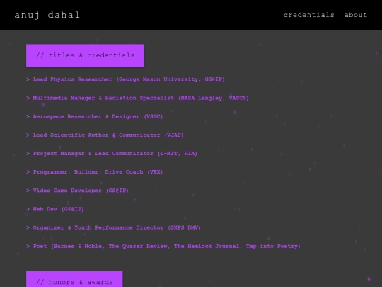 credentials screenshot