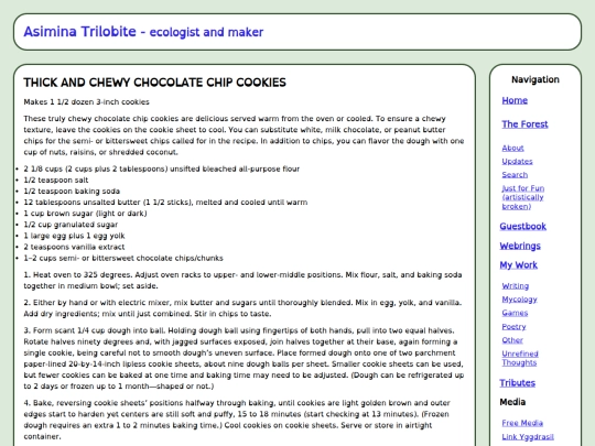 cookie screenshot