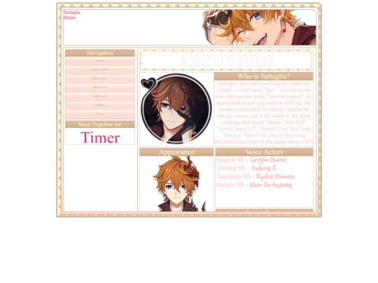 TartagliaAboutHim screenshot