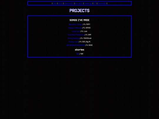 projects screenshot