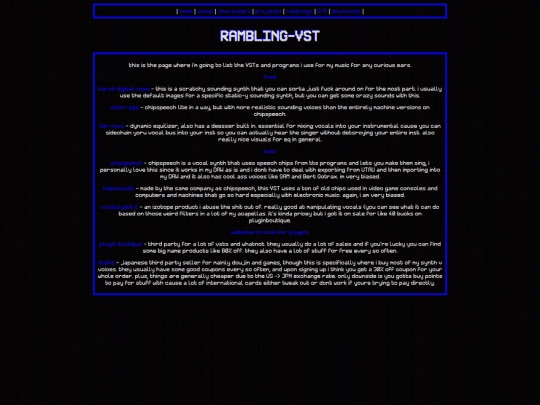rambling-vst screenshot