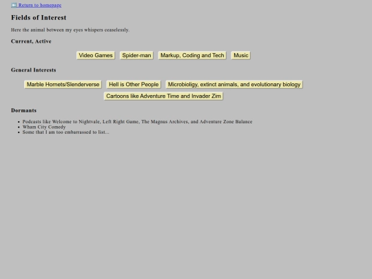 fields/fields-of-interest/fields-of-interests screenshot