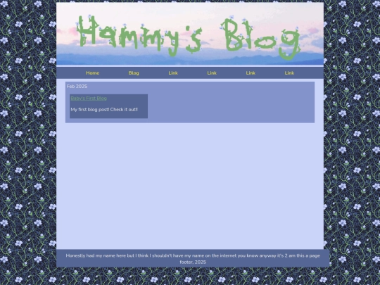 blog screenshot