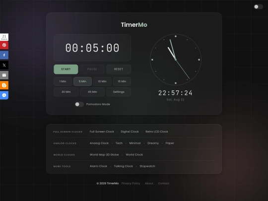 timer screenshot