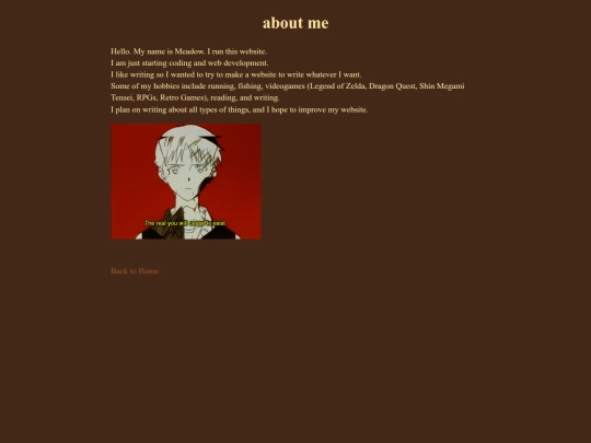 pages/about screenshot