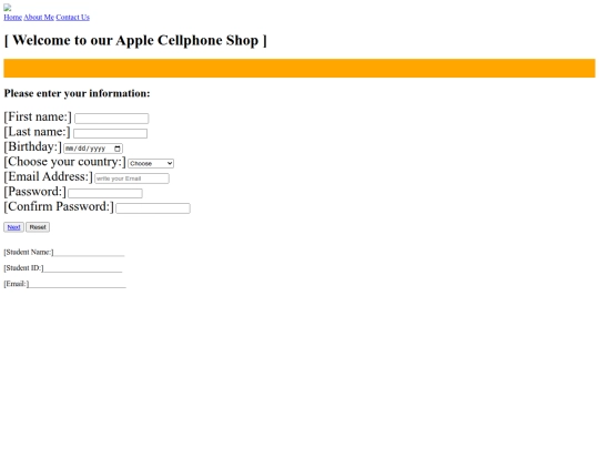 index screenshot