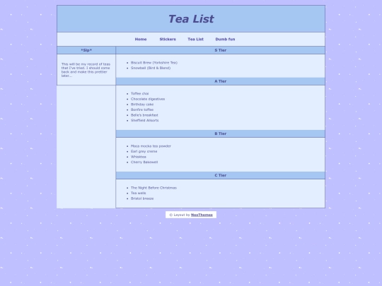 tea_list screenshot