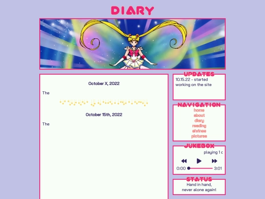 diary screenshot