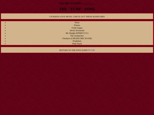 tunes screenshot