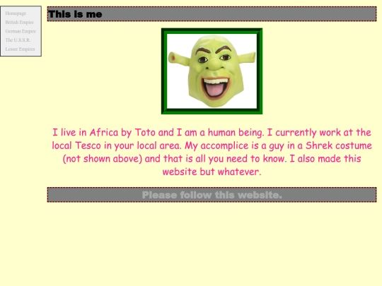 aboutme screenshot
