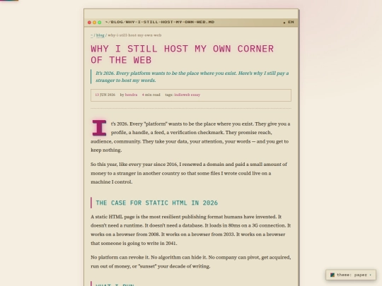 posts/why-i-still-host-my-own-web screenshot