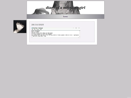 blog screenshot