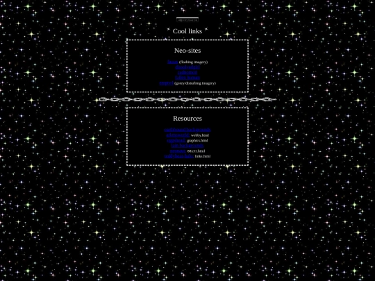 links screenshot