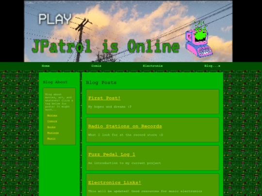 blog-main screenshot