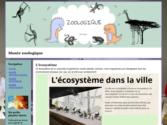 musee-zoologique/museezoologique screenshot