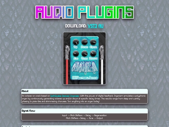 LLA/Plugins/Organizm screenshot