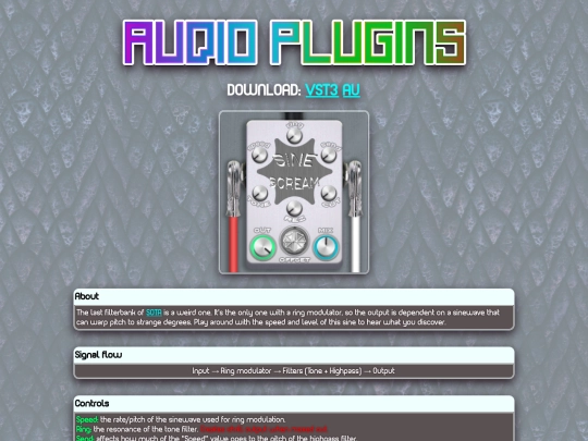 LLA/Plugins/Sine Scream screenshot