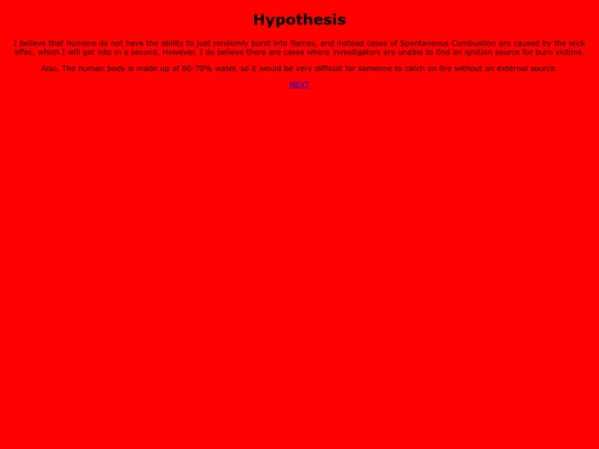 hypothesis screenshot