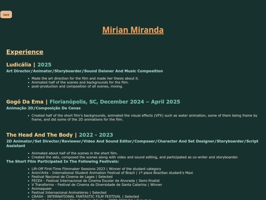 curriculum screenshot
